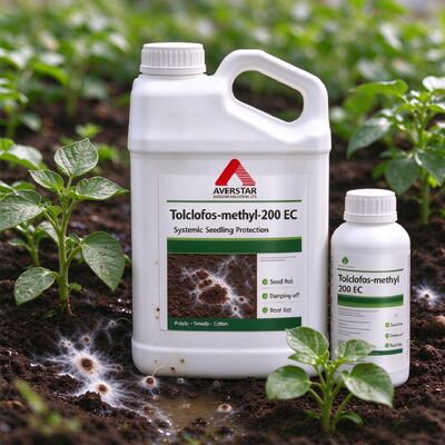 Tolclofos-methyl 20% EC is a Broad-spectrum systemic organophosphorus fun gicid, primarily used for controlling soil-borne diseases, with a focus on preventive and protective effects