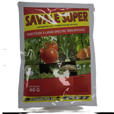 Acetamiprid 25% + Thiamethoxam 25% WDG