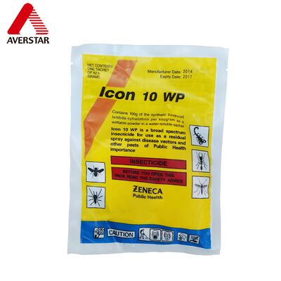 Insecticides Lambda-cyhalothrin 10% WP  for Indoor Residences, Public Buildings, Outdoor Communities Against Sanitary Pests.
