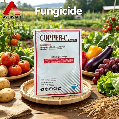 Copper Oxychloride 40% WP + Metalaxyl-M 5% WP  for Cucumber, Tomato, Potato, Grape and Citrus