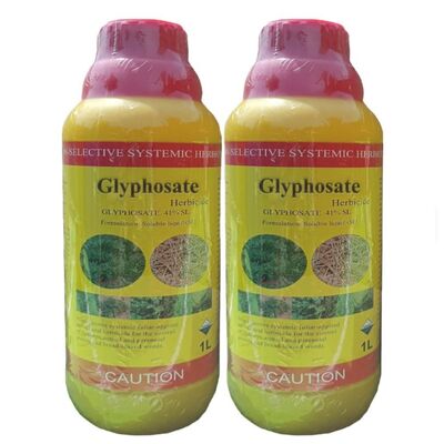 Glyphosate 41% SC Herbicides Roundup Liquid and Powder Form 41 Glyphosate Per Gallon Roundup Weed Killer Spray