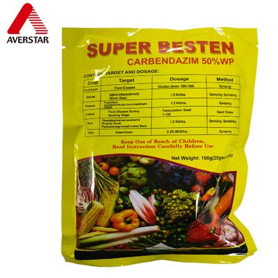 Fungicides Carbendazim 50% WP Suitable for Vegetables, Fruit Trees, Rice and Wheat.