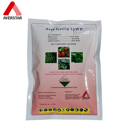 8% Cymoxanil + 64% Mancozeb WP Systemic Fungicide for Late Blight Control in Potatoes and Tomatoes