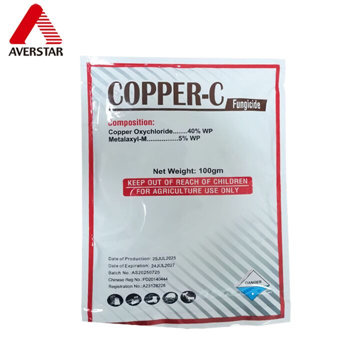 Copper Oxychloride 40% WP + Metalaxyl-M 5% WP  for Cucumber, Tomato, Potato, Grape and Citrus