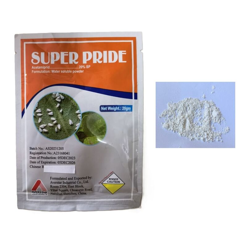Insecticid Acetamiprid 20% SP Strong contact killing and penetration effects, with a long shelf life