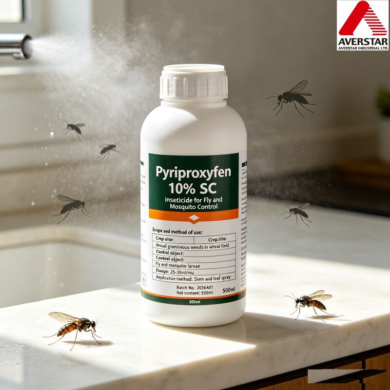For fly and larva safe to poultry Pyriproxyfen 20% WDG 0.5% GR 10% SC 97% Tech